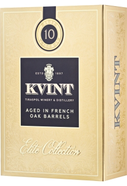 Коньяк Квинт Дивин 10 лет Элит Коллекшн в п/у